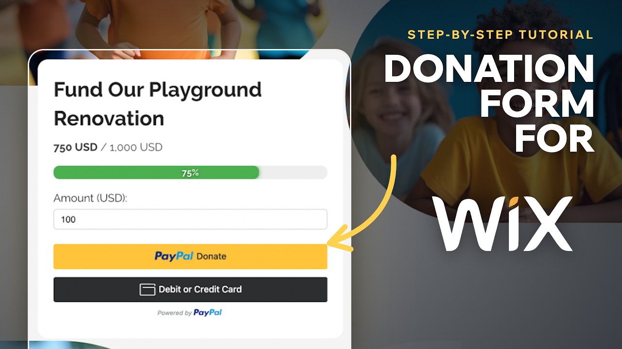 How to Add a PayPal Donation Button to Wix (1-Minute Tutorial)